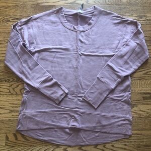 Athleta Coaster Sweatshirt Dusty Pink